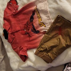 Spiderman short set